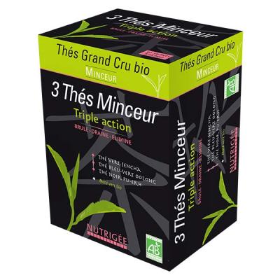 NUTRIGEE Nutrig&eacute;e 3 Th&eacute;s Minceur Triple Action 30 sachets