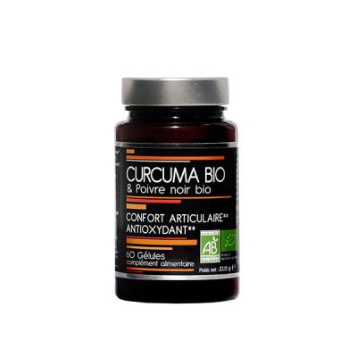 NUTRIVIE  Curcuma Bio - 60 G&eacute;lules * - Bo&icirc;te 60 g&eacute;lules