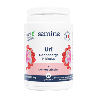OEMINE  Uri Confort Urinaire 60 G&eacute;lules - Pot