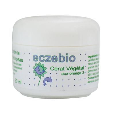 OEMINE  Eczebio C&eacute;rat V&eacute;g&eacute;tal aux Om&eacute;ga 3 et Om&eacute;ga 6 Bio 50ml 