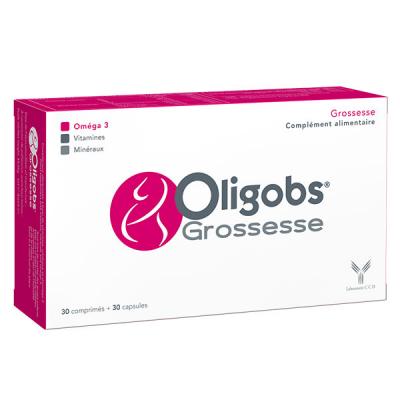 LABORATOIRE CCD Bioes Oligobs Grossesse - Nouvelle Formule - 30 Comprim&eacute;s + 30 Capsules