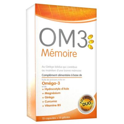 OM3 Isodisnatura  M&eacute;moire 15 capusles +15 g&eacute;lules