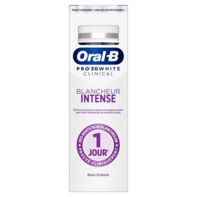 ORAL B Oral-B Pro 3D White Clinical Blancheur Intense Dentifrice 75 ml
