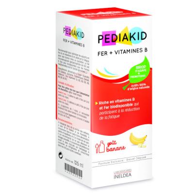 PEDIAKID Ineldea  Fer et Vitamine B Sirop 125 ml 125 ml