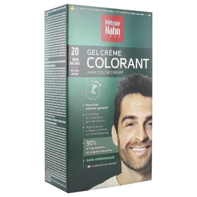 PETROLE HAHN P&eacute;trole Hahn Kit Gel Cr&egrave;me Colorant N&ordm;20 Brun Naturel