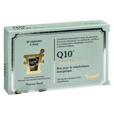 PHARMANORD Q10 Gold Metabolisme Energetique 60 Capsules 100mg Pharma Nord