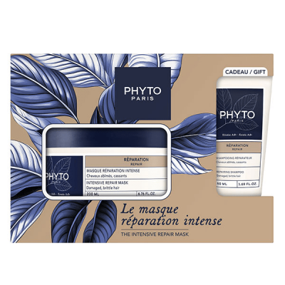 PHYTO  R&eacute;paration Coffret Masque 200ml + Shampooing 50ml 1ct