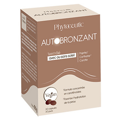 PHYTOCEUTIC  Autobronzant 30 Capsules - Bo&icirc;te 30 Capsules