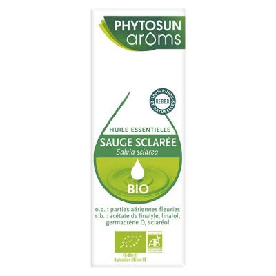 PHYTOSUN AROMS Huile essentielle de Sauge Sclar&eacute;e Bio flacon 5 ml