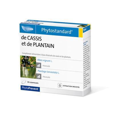 PILEJE  Phytoprevent Phytostandard Cassis Et Plantain 30 Comprim&eacute;s