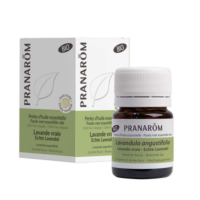 PRANAROM  Perles d'Huile Essentielle Lavande Vraie Bio 60 perles