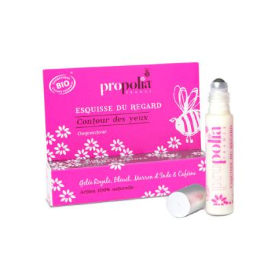Roll on Bio Contour des Yeux Gel&eacute;e Royale Marron d'Inde Propolia
