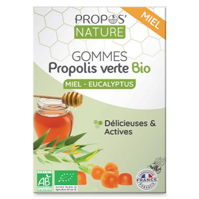 PROPOS NATURE Gomme De Propolis Miel Et Eucalyptus Bio 45g Propos'Nature