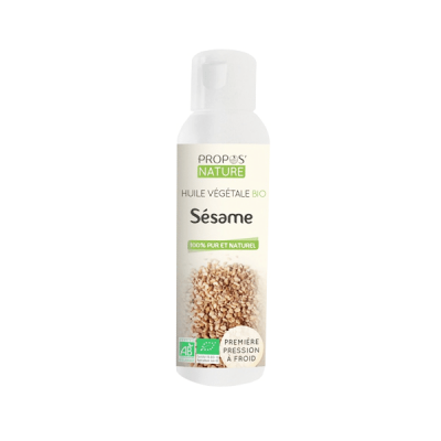 PROPOS NATURE S&eacute;same Bio - Huile V&eacute;g&eacute;tale De Sesamum Indicum 100 Ml - 