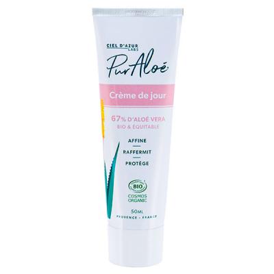 PUR ALOE Ciel d'Azur Pur Alo&eacute; Cr&egrave;me Visage Bio &agrave; l'Alo&eacute; Vera 30% 50ml