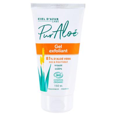 PUR ALOE Pur'Alo&eacute; Gel Exfoliant Visage Cosm&eacute;bio/Operaequa 50 ml - Lot de 3
