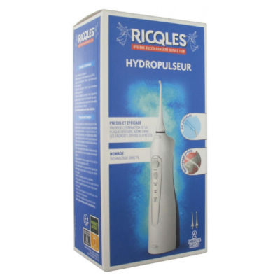 RICQLES  Hydropulseur + 2 Embouts Rechargeables 