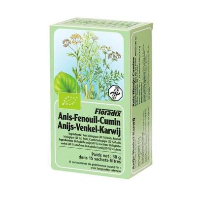 SALUS  Tisane Bio Anis Fenouil Cumin 15 sachets