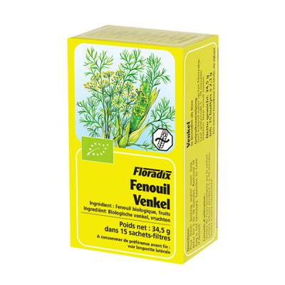 SALUS Floradix Tisane fenouil 15 sachets (lot de 2)