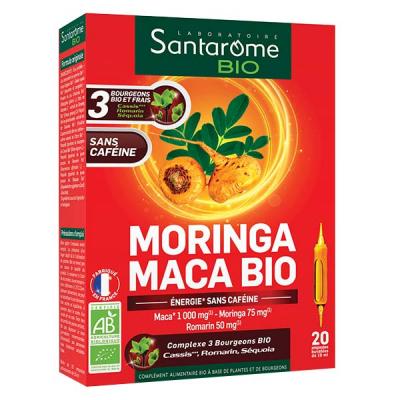 SANTAROME Moringa maca bio 20 ampoules de 10ml