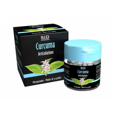 S.I.D NUTRITION  Curcuma 30 G&eacute;lules - Pilulier 30 G&eacute;lules