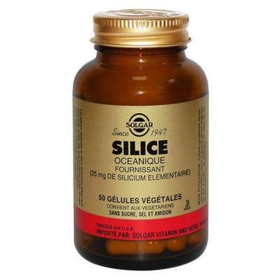 SOLGAR  Silice oc&eacute;anique 50 g&eacute;lules