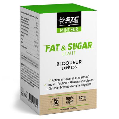 STC NUTRITION Complement alimentaire  fat sugar limit vegan 90 gelules