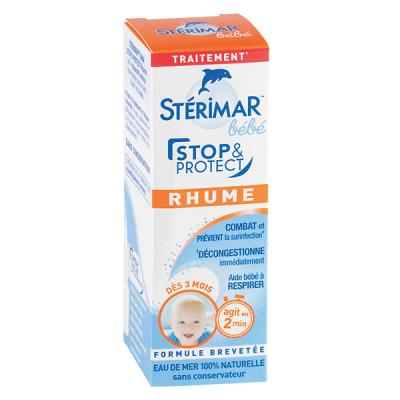 STERIMAR St&eacute;rimar Stop & Protect B&eacute;b&eacute; Rhume Pompe 15 ml - Spray 15 ml