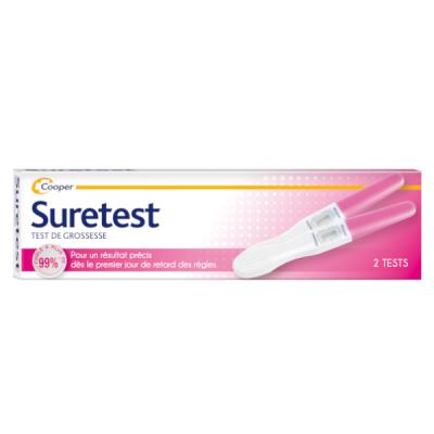 SURETEST  Test de Grossesse Bo&icirc;te de 2