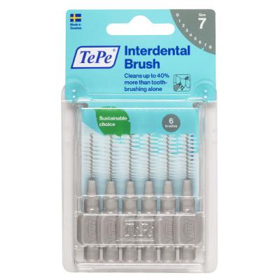 TEPE  Brosses Interdentaires sous Blister, 1,3 mm, Gris, 6 pi&egrave;ces