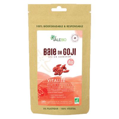 VALEBIO  Super fruits baie de goji s&eacute;ch&eacute;es sachet 150g
