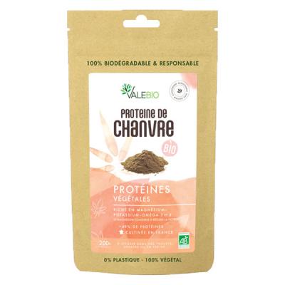 VALEBIO  Prot&eacute;ine de Chanvre bio sachet 200g
