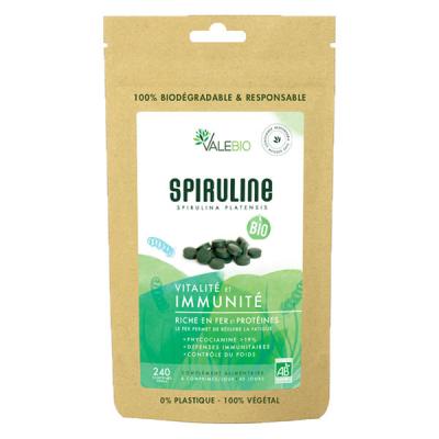 VALEBIO  Super food Spiruline en comprim&eacute;s sachet 120g