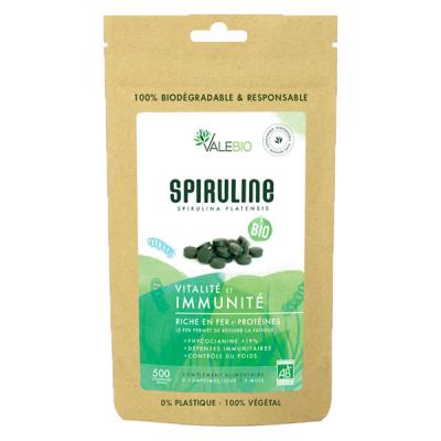 VALEBIO Spiruline Bio Super Food 500 comprim&eacute;s 