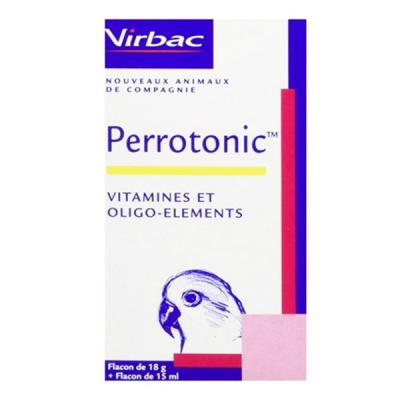 VIRBAC  Perrotonic Oc pour Oiseau Flacon de 15 ML