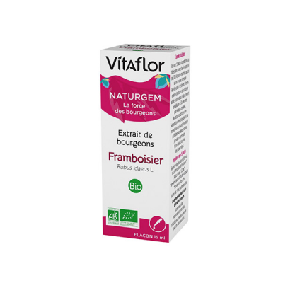 VITAFLOR  Extrait de Bourgeons Bio Framboisier 15ml