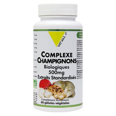 VIT ALL+ VIT'ALL+ Complexe champignons 5bio x60 g&eacute;lules