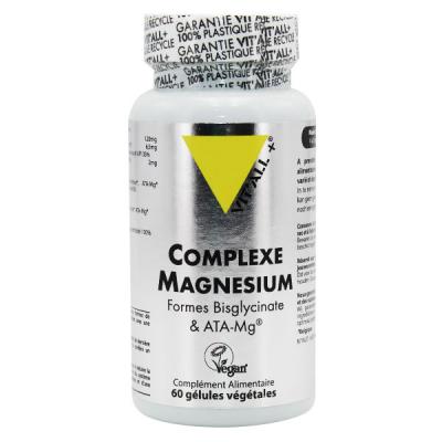 VIT ALL+ Vit'All+ Magn&eacute;sium Bisglycinate Avec Vitamines B6 Et D3 60 G&eacute;lules