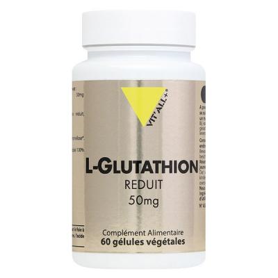 VITALL+ Vit'all+ L- Glutathion R&eacute;duit 50mg 60 g&eacute;lules v&eacute;g&eacute;tales