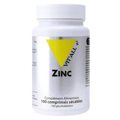 VIT ALL+  Zinc Bisglycinate 30mg 100 comprim&eacute;s s&eacute;cables