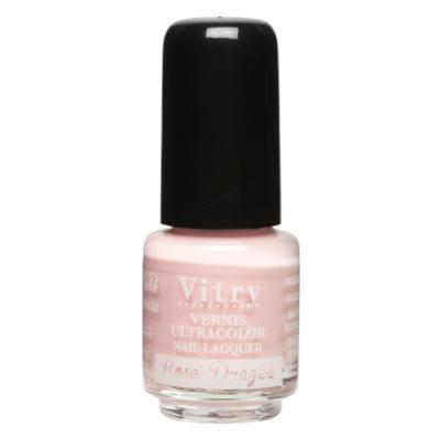 VITRY  Mini Vernis Couleur Rose Drag&eacute;e 4ml