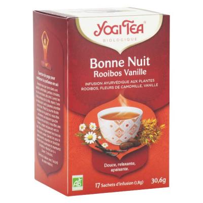 YOGI TEA  Bonne Nuit Rooibos Vanille 17 sachets