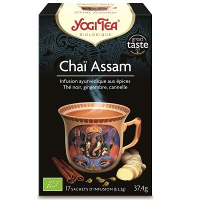 YOGI TEA  Infusion Bio Cha&iuml; Assam 17 sachets 37,4g