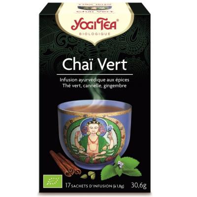 YOGI TEA Infusion Chai Vert Bio - 17 Infusettes 