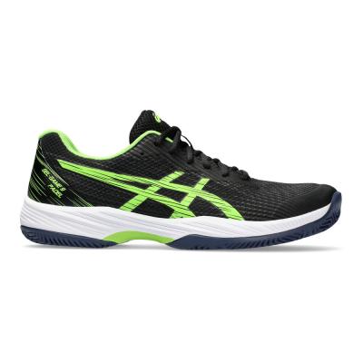 ASICS  Homme Gel-Game 9 Padel Sneaker, Black Electric Lime, 45 EU