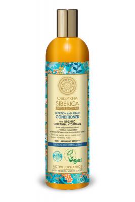 NATURA SIBERICA  Oblepikha apr&egrave;s-shampooing pour cheveux affaiblis et
