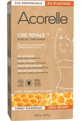 ACORELLE Cire d&acute;&eacute;pilation pelable naturelle & z&eacute;ro-d&eacute;chet - 600g - 