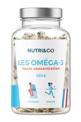 NUTRI & CO Nutri&Co Nutri&Co Les Om&eacute;ga-3 120&nbsp;G&eacute;lules