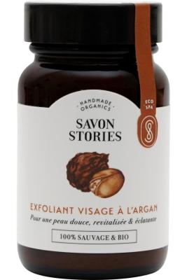SAVON STORIES  - Exfoliant visage &agrave; la poudre d'argan