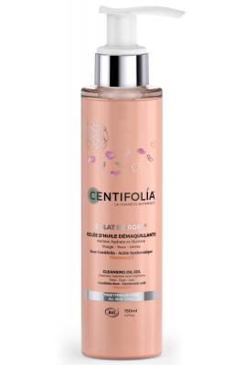 CENTIFOLIA Gel&eacute;e d'huile d&eacute;maquillante 150ml Eclat de Rose&reg; 